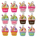 Set of 12 mixed resin ice cream cup charms for DIY jewelry making and crafting - Mixed Styles Set (12 Pcs)