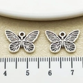 Antique silver butterfly pendant alloy charms for DIY bracelets jewelry with measurement - Antique Silver Butterfly (22324)