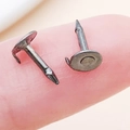 Chiusura a farfalla in metallo antico e spilla per la creazione di gioielli - Nero Canna di Fucile (8x4.8mm)