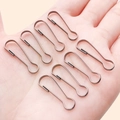 Gunmetal grey iron bulb safety pins for DIY jewelry making and keychain accessories - 8.5x27mm / Gunmetal
