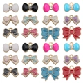 Colgantes de lazos esmaltados coloridos en varios estilos para joyería DIY y llaveros - Juego de Lazos Esmaltados Estilos Mixtos (SN762)