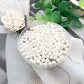 Polished ABS round faux pearl beads in cream white for DIY jewelry making and crafts - Round Bead with Hole (9103) / 1 Piece (5mm) / High Gloss Creamy White