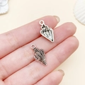 Vintage silver alloy shell and conch pendants for DIY jewelry making and crafts - Conch Style