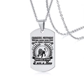Polierte Edelstahl-Halskette mit Löwe-Sternzeichen-Anhänger und gravierten Merkmalen - Silver Leo