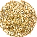 Golden CCB spacer beads set for DIY handmade bracelet and necklace jewelry making - Flat Round Spacer Bead (14144) / 100 Pieces/Pack (2x6mm) / KC Gold