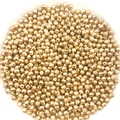 Golden faceted round spacer beads for handmade DIY jewelry bracelets and necklaces - Faceted Ball Spacer Bead (14146)