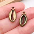 Colgantes de concha en bronce antiguo para joyería DIY, amuletos estilo vintage - Concha Océano Bronce Antiguo (20723)