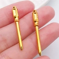 Colgantes de destornillador dorado en aleación para crear collares y llaveros DIY - Destornillador de Oro Antiguo (20384)
