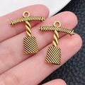 Vintage DIY-sieraden hangers van goudkleurige legering met decoratief spiraalontwerp - Druiven Kurkentrekker Opener (20759)