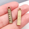 Colgante de regla en bronce antiguo de aleación para joyería DIY con medidas - Regla de Bronce Antiguo (20276)