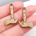 Colgantes de hacha en aleación de bronce antiguo para joyería DIY sobre las yemas de los dedos - Hacha de Bronce Antiguo (20442)