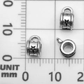 Vintage silver star beads 10mm alloy spacers for DIY jewelry bracelet making - Star Bail Bead Hanger (21079)