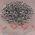 Monachelle per orecchini argentate con base a calotta, componenti fai-da-te da 16mm - Gancio Orecchino Supporto Perla (T555)