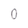 Polished silver stainless steel hinged segment ring for nose and lip piercings - 0.8*6mm / Silver