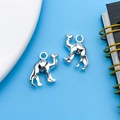 Antique silver camel alloy charm pendant for DIY handmade jewelry and necklaces - Antique Silver Camel 16x16mm (11288)