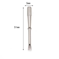 Precision 51mm stainless steel flat head screwdriver for jewelry and watch repair - Full Metal Non-Slip Handle Style / Length 51mm