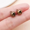 Mini-Anhänger aus Vintage-Bronze mit Herzausschnitt für DIY-Schmuck und Bastelprojekte - 8mm / Antike Bronze