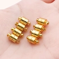 Fermoir magnétique doré multicouche pour bricolage de colliers et bracelets bijoux - Petit Cylindre Doré