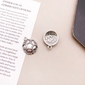 Pendentifs football en argent vintage pour bijoux DIY et cadeaux créatifs étudiants - Mégaphone de Sport en Argent Antique (15724)