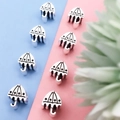 Vintage silver umbrella charms for DIY jewelry making in antique style alloy - Umbrella (11417-2)