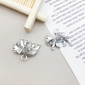 Ciondoli a forma di elefante in argento antico per la creazione di gioielli fai-da-te - Elefante Argento Antico (6516)