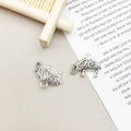 Ciondoli a forma di elefante in argento antico per bracciali fai da te con motivi - Elefante Argento Antico (8059)