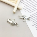 Ciondolo a forma di elefante in argento antico per gioielli fai da te e collane - Elefante Argento Antico (9815)