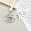 Ciondoli a elefante in argento antico per la creazione di gioielli e collane - Elefante Argento Antico (5903)