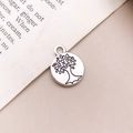 Pendentif arbre de vie en alliage argent antique pour création de bijoux DIY et artisanat - Pendentif Arbre Argent Antique (10418)