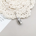 Antique silver wine bottle alloy charm with WINE engraving for DIY jewelry making - 8x27mm / Antique Silver Wine Bottle (10557)