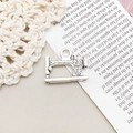 Pendentif machine à coudre vintage en argent pour fabrication de bijoux DIY - Machine à Coudre (8937) / 1 Pièce/Paquet (17x14mm) / Argent antique