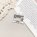 Pendentif machine à coudre argent antique pour accessoires de bijoux DIY - Machine à Coudre (8707) / 1 Pièce/Pack (12x20mm) / Argent antique