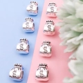 Silver alloy money bag beads with dollar sign for DIY necklace bracelet jewelry making - Money Bag (15733-2)