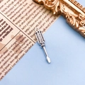 Pendentif tournevis en alliage argenté antique avec finition vintage pour bijoux et DIY - Tournevis Argent Antique (8522)