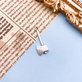 Pendentif hache argentée pour accessoires de bijoux DIY et porte-clés rétro - Hache Argent Antique (11183)