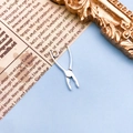 Pendentif en métal argenté en forme de pince pour bijoux DIY et porte-clés - Pince Argent Antique (8527)
