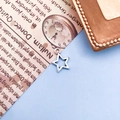 Silberner hohler Sternenanhänger mit Ringöse für DIY-Schmuckherstellung - Hohlfünfeck-Stern-Stil(6915)