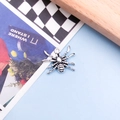 Ciondolo a forma di ragno in lega argento vintage per collane e bracciali fai-da-te - Stile Ragno (3582)