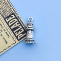 Vintage silver lighthouse alloy charm for DIY jewelry making and handmade accessories - 9x20mm / Lighthouse Style (8902)