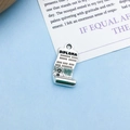Antique silver graduation diploma charm in zinc alloy for DIY jewelry making - Antique Silver Diploma