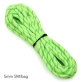Paracord reflectante verde fluorescente de 5mm para pulseras DIY, longitud 5m, alta calidad - 5mm de Diámetro / 5 Metros de Largo / Verde Fluorescente