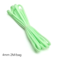 Glow-in-the-dark 4mm 7-strand nylon paracord in mint green finish for DIY jewelry - Approx 4mm 2M/bag / Green