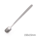 Stainless steel square head craft bead scoop for DIY jewelry making size 150x15mm - Steel Color One Per Pack / Square Head Spoon