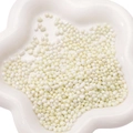 Irregular pearl white pebble beads with iridescent coating for DIY jewelry making - Approx 2-6mm No Hole 30g/Pack / Beige Cyan Mix