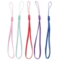 Cordini da polso in poliestere intrecciato multicolore in rosa, verde, rosso, viola e blu - Colori Misti Casuali