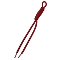 Dark red paracord Roman knot accessory for DIY bracelets and handmade jewelry - Total Length Approx 22cm / 1 Piece / Solid Wine Red