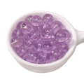 Translucent purple round glass beads for DIY jewelry making in a white ceramic dish - 10mm Lavender (Hole Approx 1.5mm) - 20 Pieces/Pack