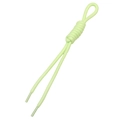 Fluorescent green polyester paracord keychain accessory with hand-woven spiral roman knot - Total Length Approx 22cm / 1 Piece / Solid Light Green