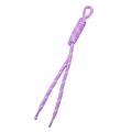 Single purple polyester roman knot umbrella cord for DIY handmade bracelet jewelry - Total Length Approx 22cm / 1 Piece / Patterned Purple