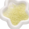 Translucent pale yellow chameleon glass beads for DIY jewelry making and beading projects - 450g Pack (2x4mm, Approx. 6700 Pieces) / Bright Yellow